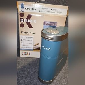 Keurig K-Mini Plus Coffee Maker in Evening Teal